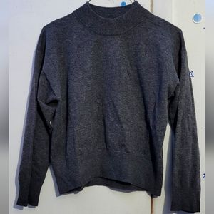 Women’s A New Day Long Sleeve Mock Neck Sweater Gray Size XSmall